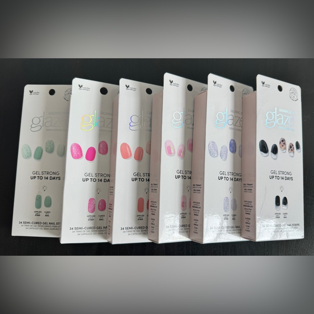 Dashing Divas Nail Strips 6 New Boxes